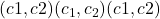 (c1,c2)(c_1, c_2)(c1​,c2​)